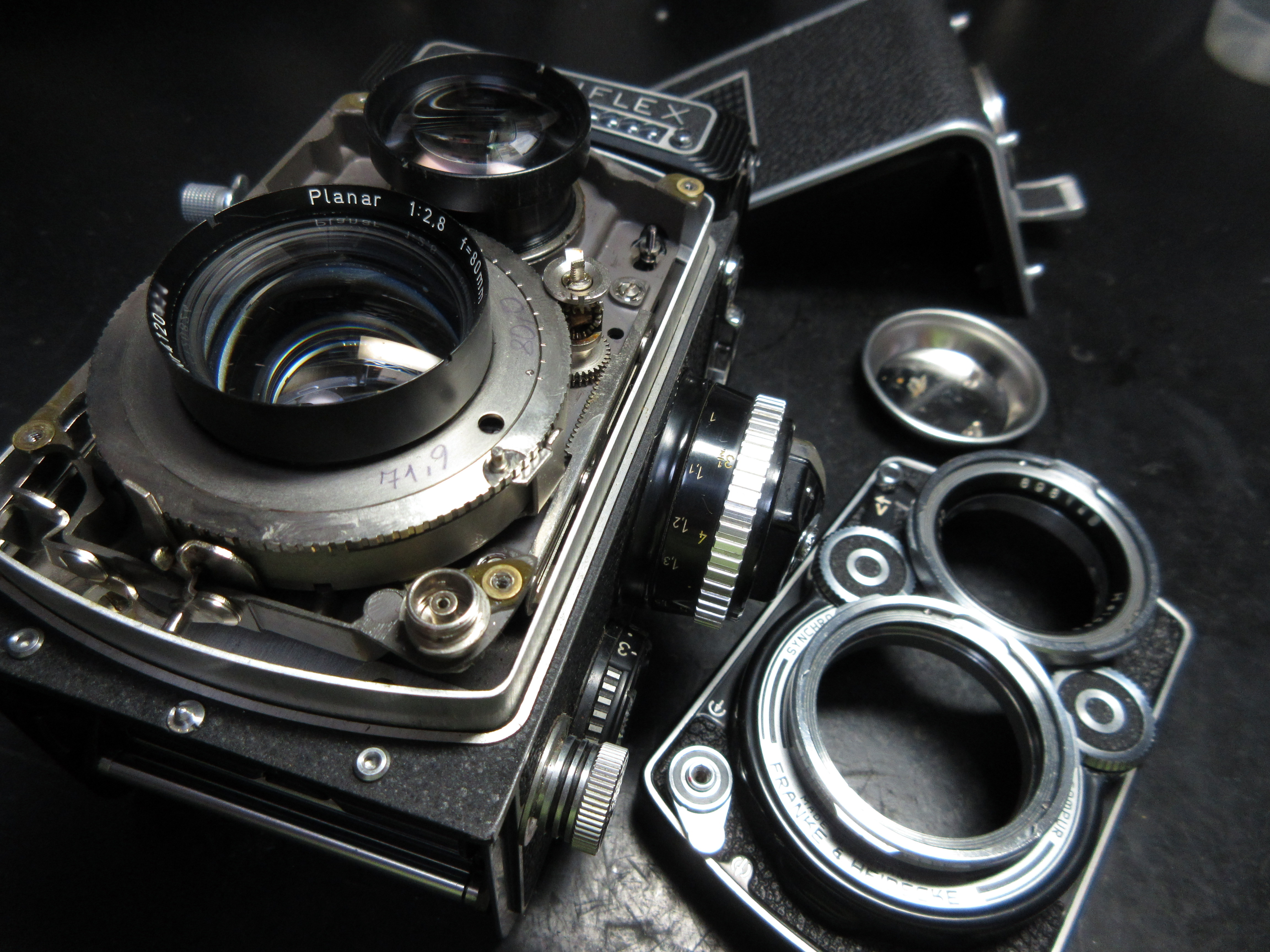 ローライフレックス2.8ｆのカメラ修理 | カメラ修理のヨコタカメラ